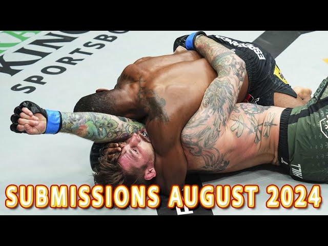 MMA Submissions of August 2024