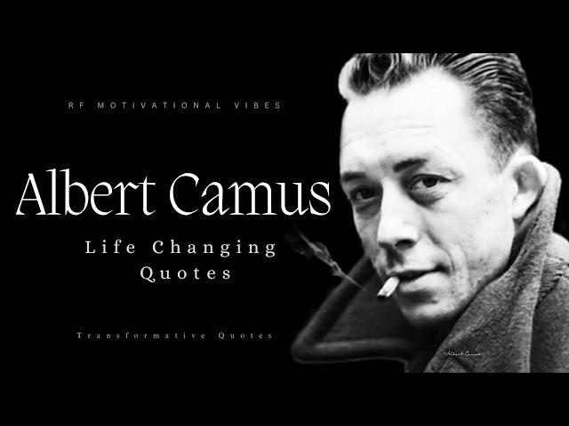 Albert Camus - Life Changing Quotes || Rf motivational vibes || #motivation #quotes