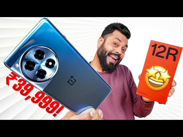 OnePlus 12R Indian Unit Unboxing & First Look ️Snapdragon 8 Gen 2, 5500mAh  @₹39,999!