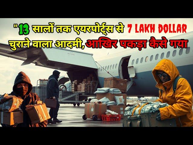 "13 सालों तक एयरपोर्ट्स से 7 LAKH DOLLAR चुराने वाला आदमी, आखिर पकड़ा कैसे गया??? true crime story