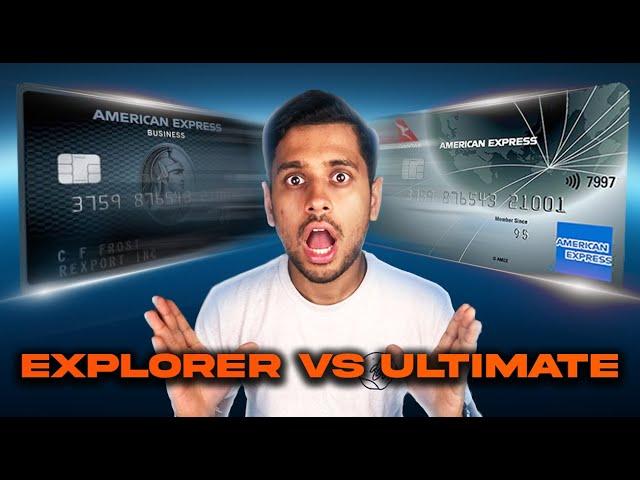 AMEX Explorer Credit Card vs AMEX Qantas Ultimate Credit Card | FULL Comparison 2024