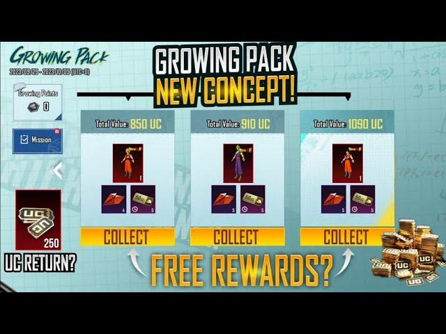 Free Mini Materials & Mythic Emblem | New Dragon Ball Prize Path | New Event Growing Pack | PUBGM