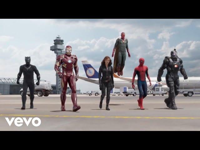 CJ - Whoopty (Robert Cristian Remix) Captain America Civil War (Airport Battle Scene) [4K]