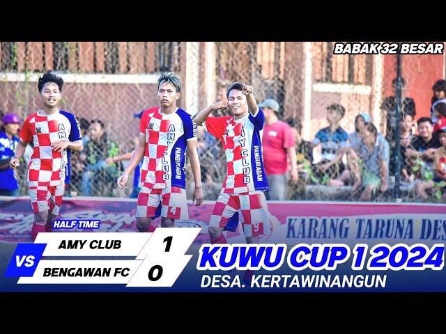 kuwu cup 1 kertawinangun 2024 || amy club vs bengawan fc 1-0 babak pertama || tarkam cirebon 2024