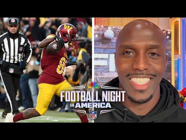 Commanders' Jamison Crowder FaceTimes Devin McCourty after game-winner v. Eagles | FNIA | NFL on NBC