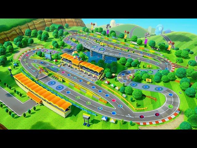 Super Mario Party Jamboree - Roll 'em Raceway (10 Turns)