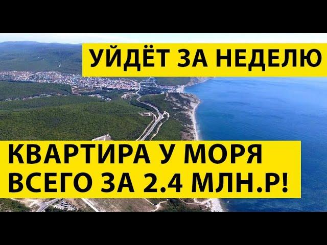 Квартира в пригороде Анапы ВСЕГО ЗА 2.4 МЛН! Квартира у Моря, с Ремонтом, ПО СУПЕР ЦЕНЕ!