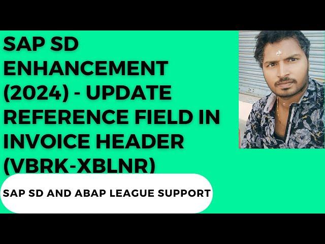 SAP SD Enhancement (2024) - Update reference number in VBRK