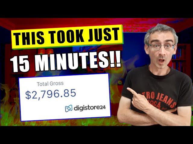 Make $100/Day With 15 Minutes Of Work | Digistore24 Affiliate Marketing