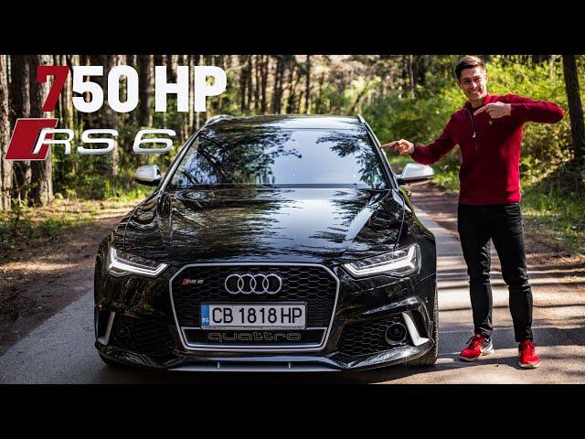 Audi RS6 C7 (750hp) - Review & Drag vs BMW M5 F90 competition.