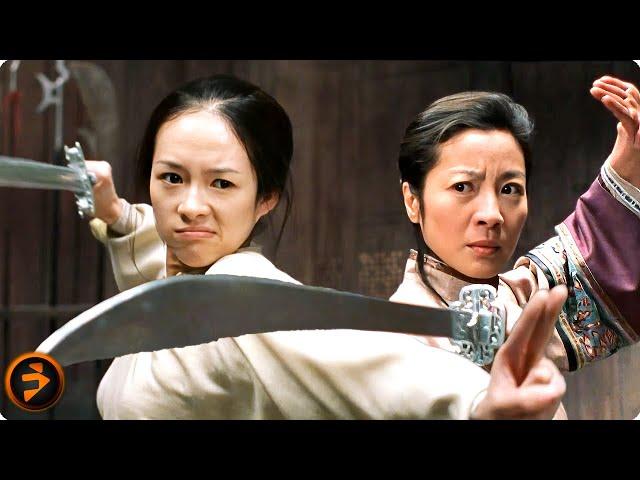 Jen vs. Shu Lien Sword Fight | CROUCHING TIGER, HIDDEN DRAGON | Michelle Yeoh, Ziyi Zhang