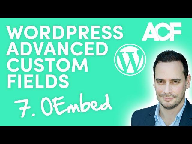 OEmbed Field - WordPress Advanced Custom Fields for Beginners (7)