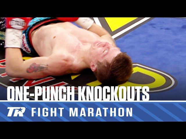 INSANE ONE-PUNCH KNOCKOUTS IN BOXING | FIGHT MARATHON