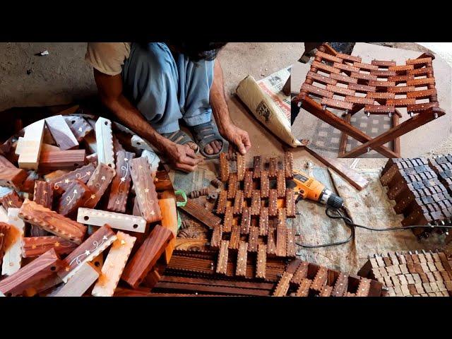 Process of Making a Handcrafted Wooden Folding Chair | Modern Outdoor Chair