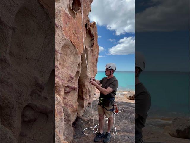 Ascending a fixed rope with a GriGri & ascender