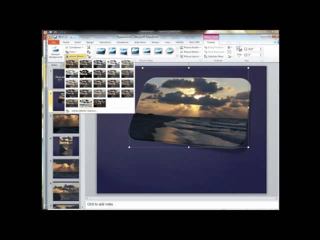 PowerPoint 2010 Photo Gallery & Picture Tools - HD