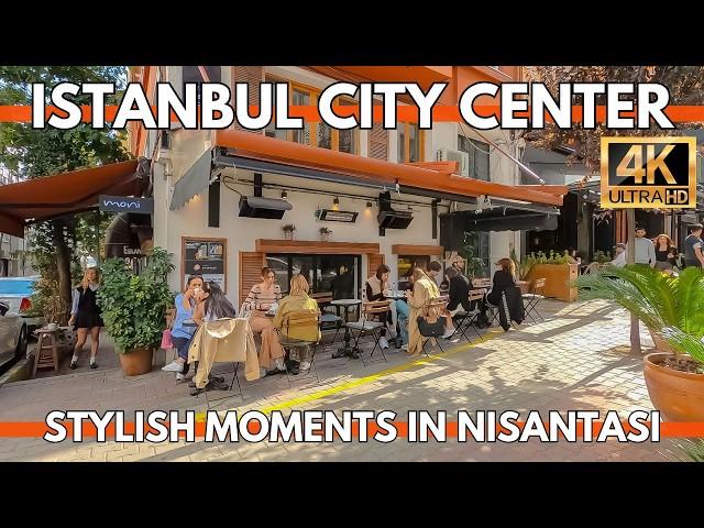 ISTANBUL TURKEY CITY CENTER 4K WALKING TOUR AROUND NISANTASI 2 OCTOBER 2024