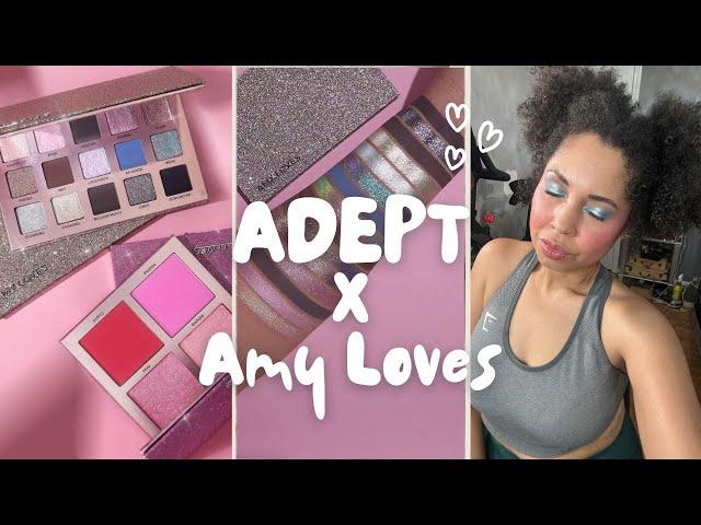 ADEPT COSMETICS X AMY LOVES EYESHADOW & BLUSH PALETTE! PR