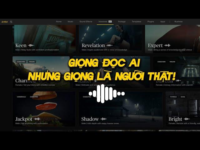 Giọng đọc AI đỉnh cho làm phim // AI voiceover