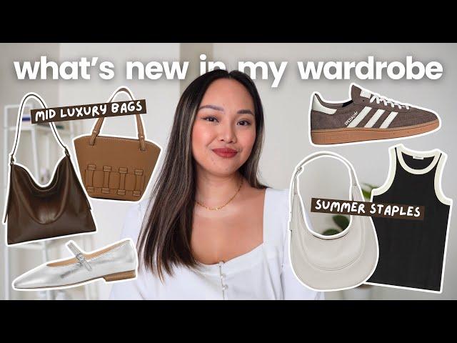 WARDROBE UPDATES: New Mid Luxury Bags & Summer Fashion