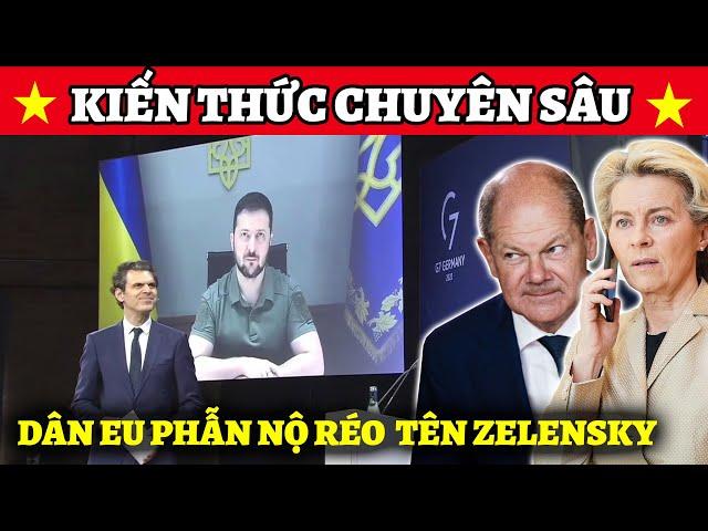 EU Muốn Bơm 350 Tỉ EURO Cho Kiev! TT Zelensky Đòi Đức 500 Triệu USD/Tháng Để Chống Nga ? - KTCS