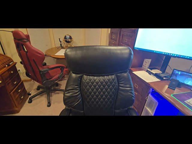 The Best Big and Tall Executive Office Chair BosMiller Amazon Unboxing Video