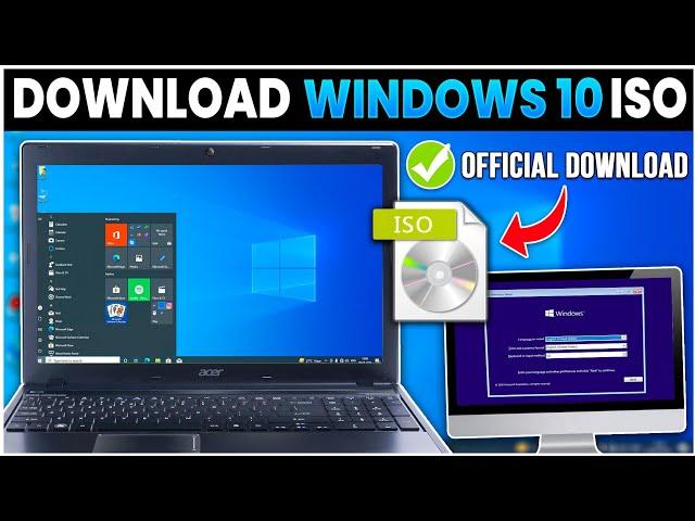 How to Download Windows 10 Installer ISO File From MicrosoftWindows 10 ISO file for Installation 