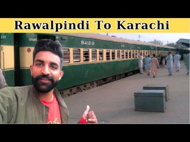 RAWALPINDI TO KARACHI BY TRAIN | HAZARA EXPRESS TRAIN | PAKISTANI TRAIN VLOG | FAIZAN GILL