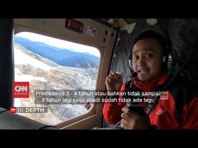 Salju Abadi Indonesia di Puncak Jaya Bergegas Punah