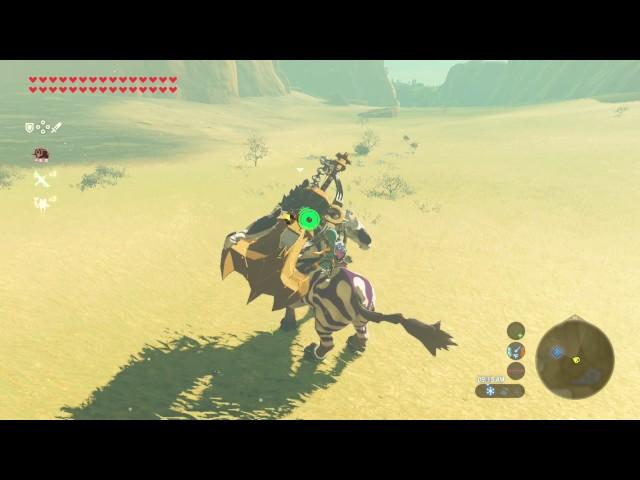 Zelda Breath of the Wild - You can Mount a Lynel but can't Tame a Lynel