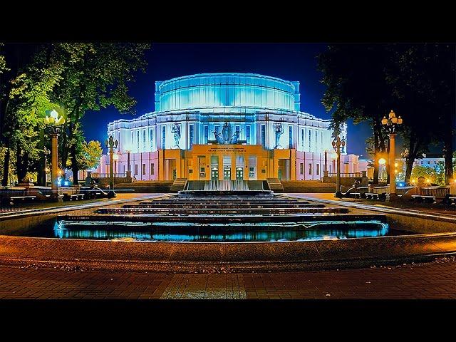 Театр оперы и балета Минск.  Аэросъёмка.  Фильм история.