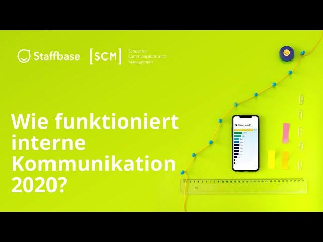 5 Trends in der internen Kommunikation 2020 -  Webinar mit SCM #2