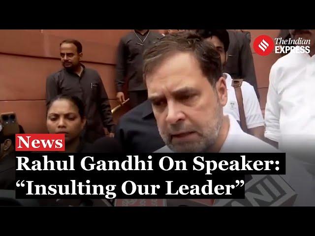 Rahul Gandhi: Congress to Support BJP Speaker Candidate, Seeks Deputy Speaker Post for Opposition