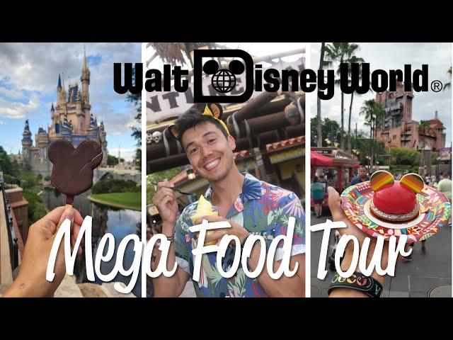 MEGA FOOD TOUR À WALT DISNEY WORLD - Vlog sur les snacks et restaurants des parcs à thème