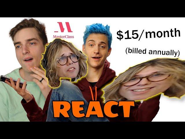 lyarri REACTS to I took Ninja's Masterclass and it ruined my life by Drew Gooden