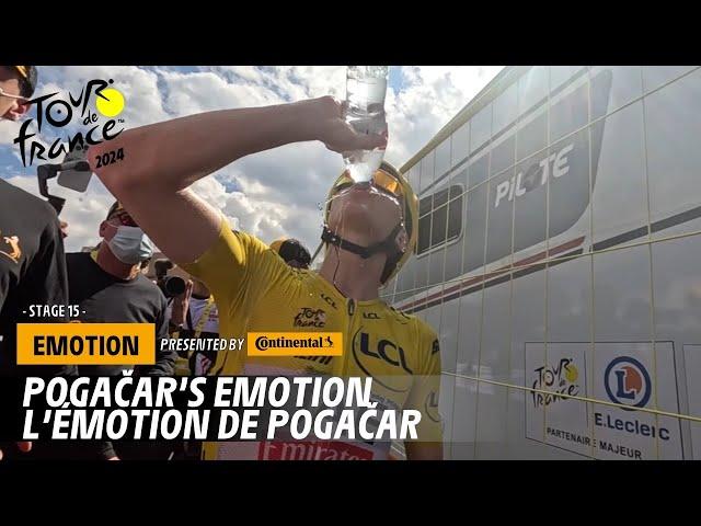 Winner's emotion - Stage 15 - Tour de France 2024
