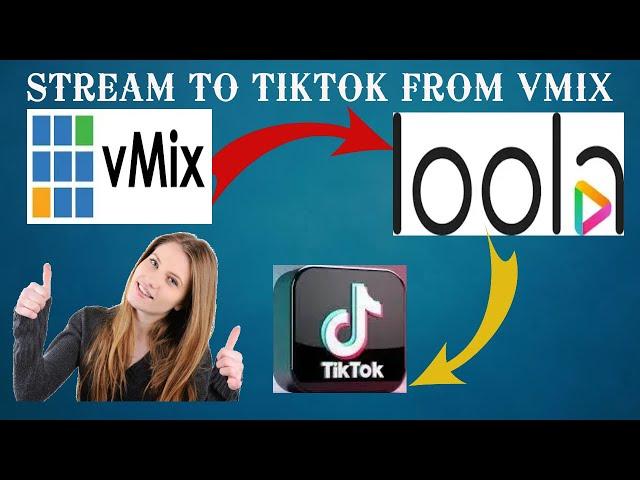 STREAM TO TIKTOK FROM VMIX USING LOOLA TV