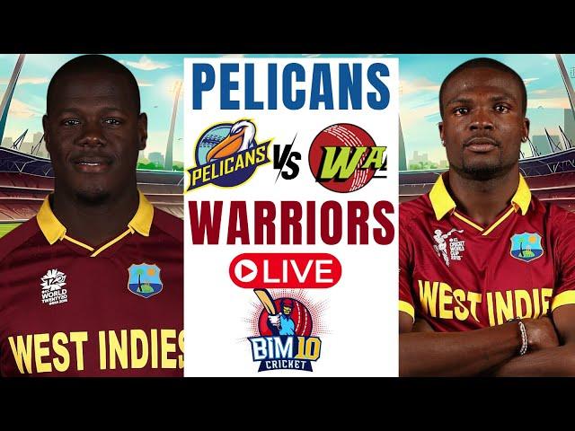 Barbados T10 live - Pelicans vs Warriors Live | Barbados T10 live match today | T10 league live