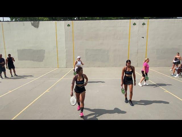 PFA paddleball tournament- Ladies Finals