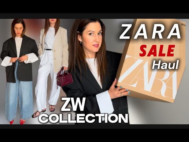 ZARA Summer SALE 2024 Try-On Haul || ZW COLLECTION Clothes ||