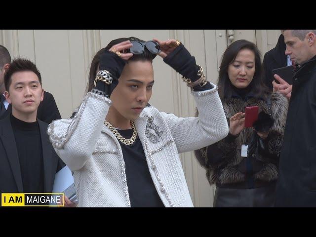 【G-DRAGON 】(DEPARTURE) @ CHANEL FASHION SHOW IN PARIS by MinVIPELF ®「I AM MAIGANE」GD 2015 150127