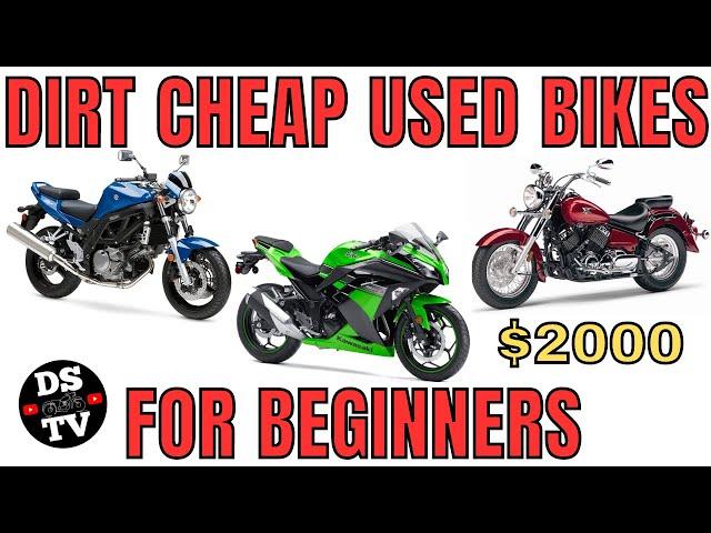 Best Used Motorcycles for Beginners (Dirt Cheap)