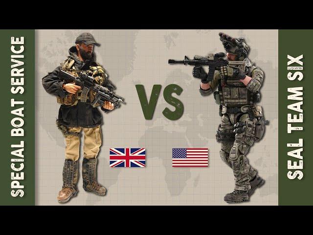 British Special Boat Service vs US Seal Team 6