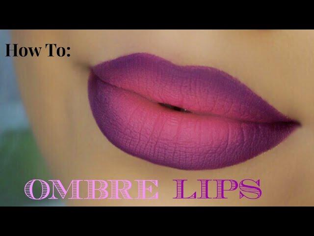 FUN & EASY : OMBRE LIP TUTORIAL