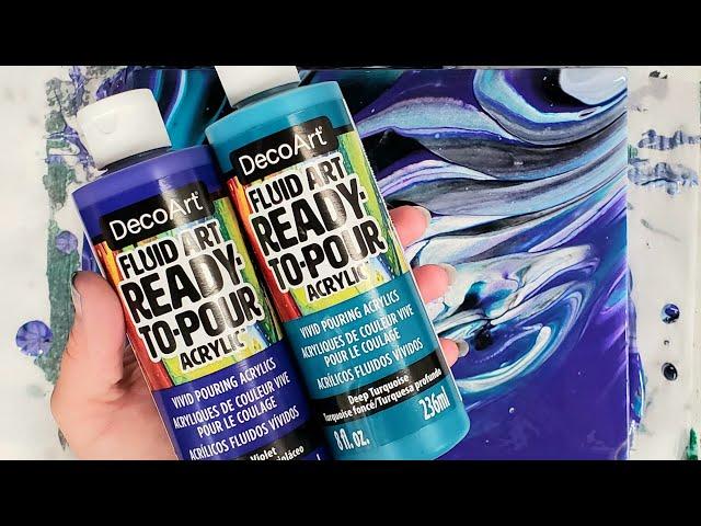 Review of Decoart Pouring Paint and Artist's Loft Pouring Canvas