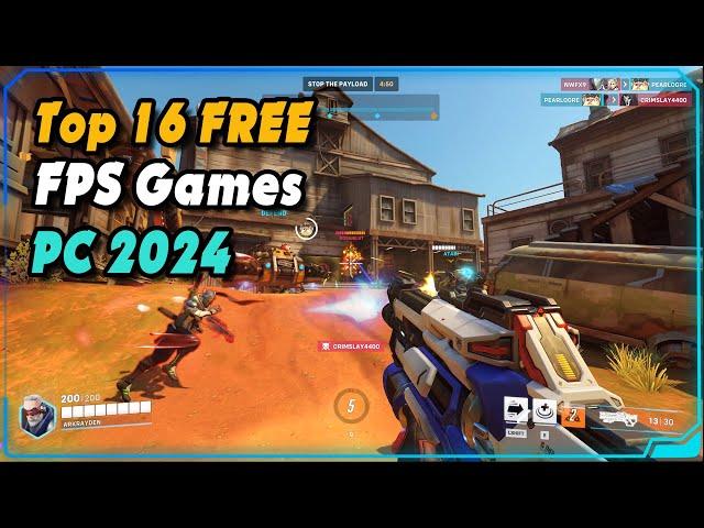 Top 16 FREE FPS Games for PC to play in 2024