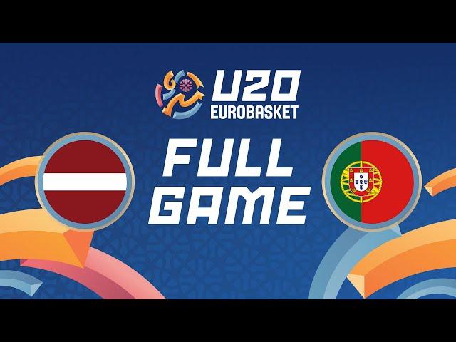 Round of 16 | Latvia v Portugal | Full Basketball Game | FIBA U20 Women's EuroBasket 2024