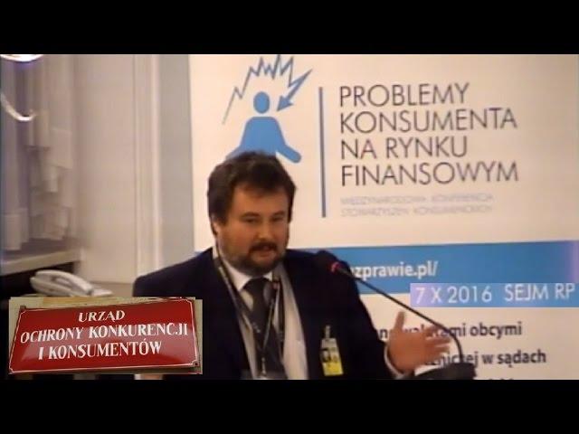 Marek Niechciał - Prezes Urzędu Ochrony Konkurencji i Konsumentów 07.10.2016 Sejm