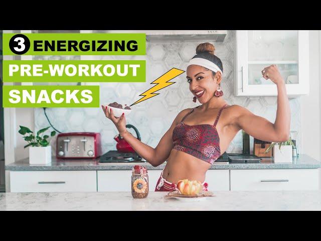 EASY PRE-WORKOUT SNACKS FOR ENERGY! | Vegan Recipes