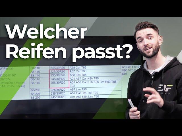 Welche Reifen passen auf welche Felge? | DF Automotive